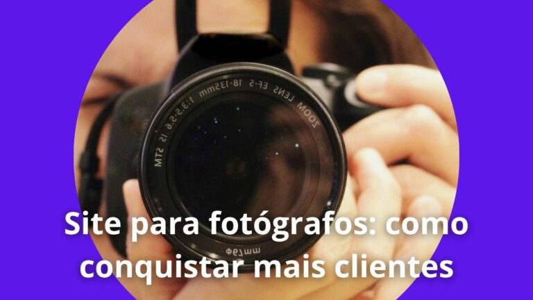 Site para fotógrafos como conquistar mais clientes